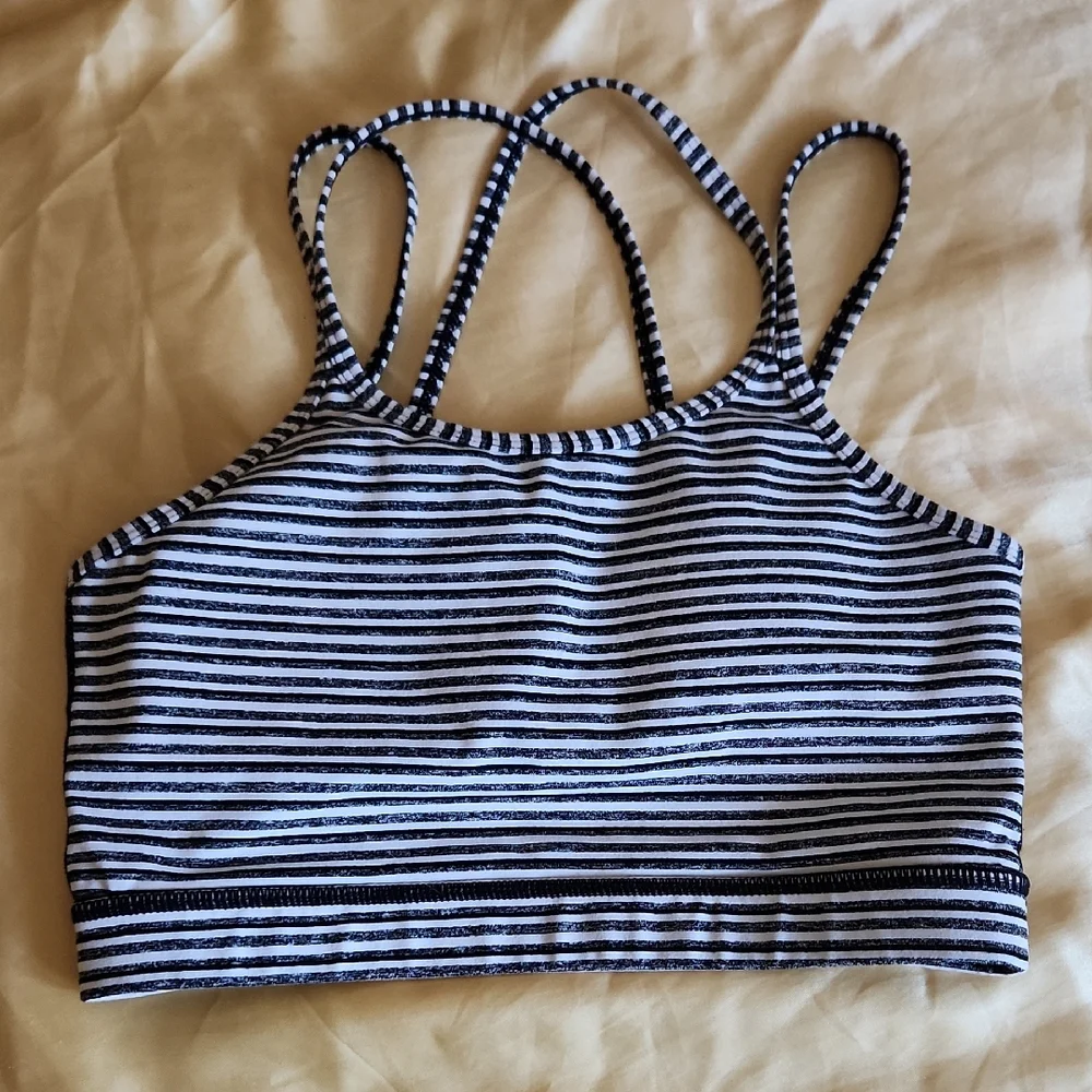 Mono B Black Activewear Top Sz S